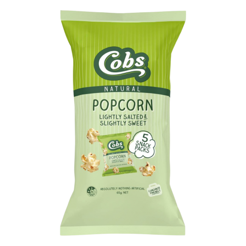 Cobs Popcorn Lightly Salted Slightly Sweet 5 pack
