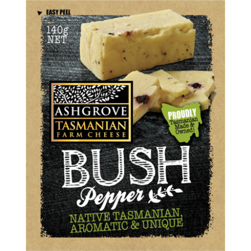 Ashgrove Bush Pepper Cheese 140g